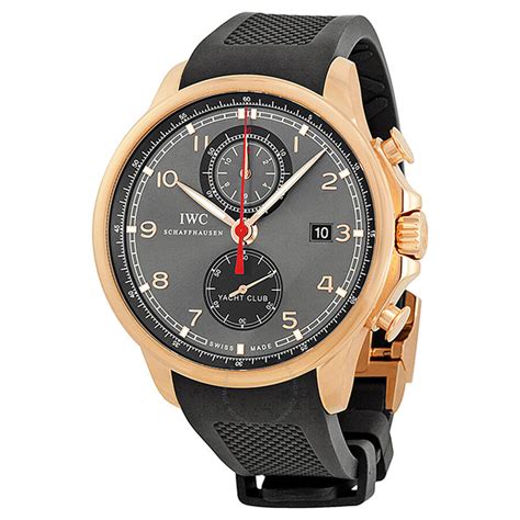 iwc portuguese yacht club chronograph gold